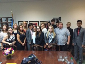 Students visit diplomats, UN 