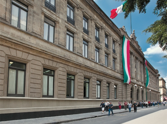 Mexican ministry of education building in Mexico City