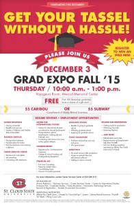 Flyer for Fall 2015 Grad Expo