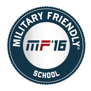 Military Friendly  Schools 2016 award. 