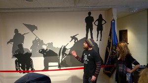 Student veterans dedicate mural