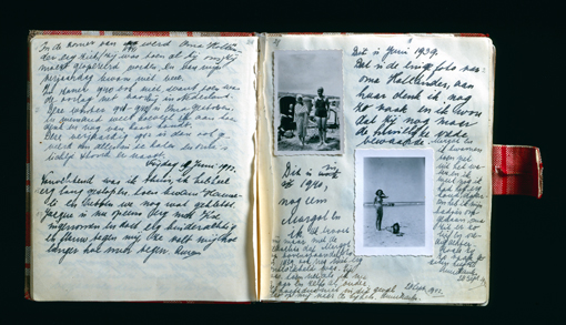 Anne Frank's diary. Photo courtesy of the Anne Frank Center