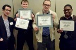 The four KVSC reporters hold the AP awards.