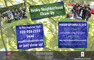 2016 Husky Neighborhood Clean-up