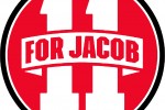 11 for Jacob on a red background