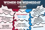 Women on Wednesday Fall 2016 poster