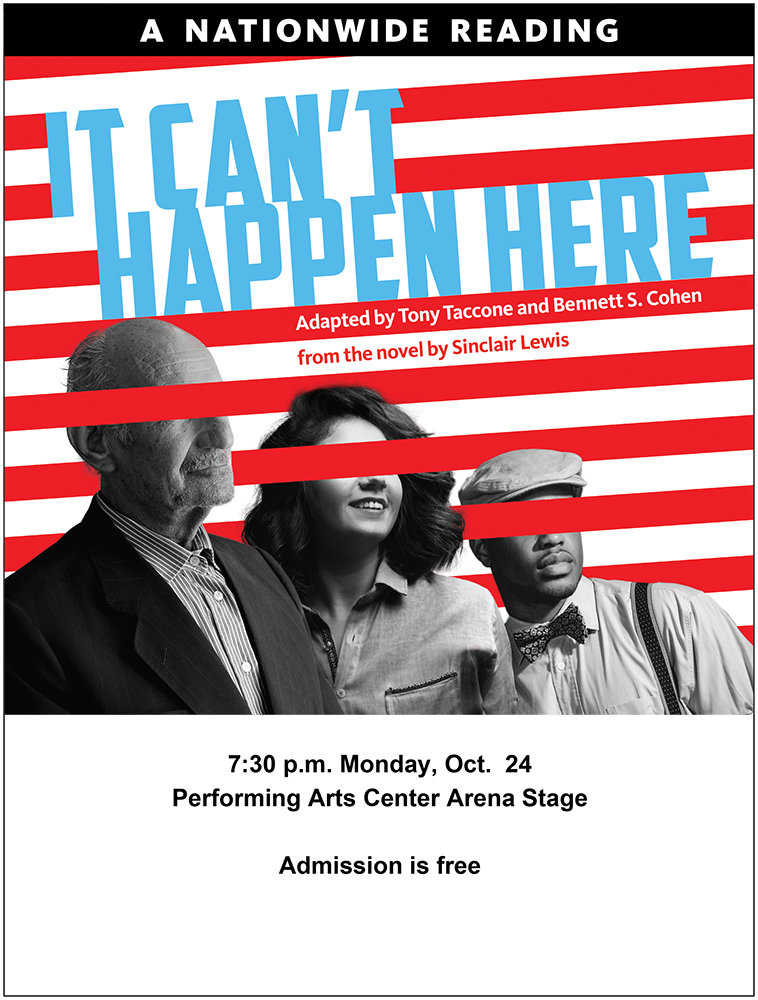 It Can't Happen Here national reading poster