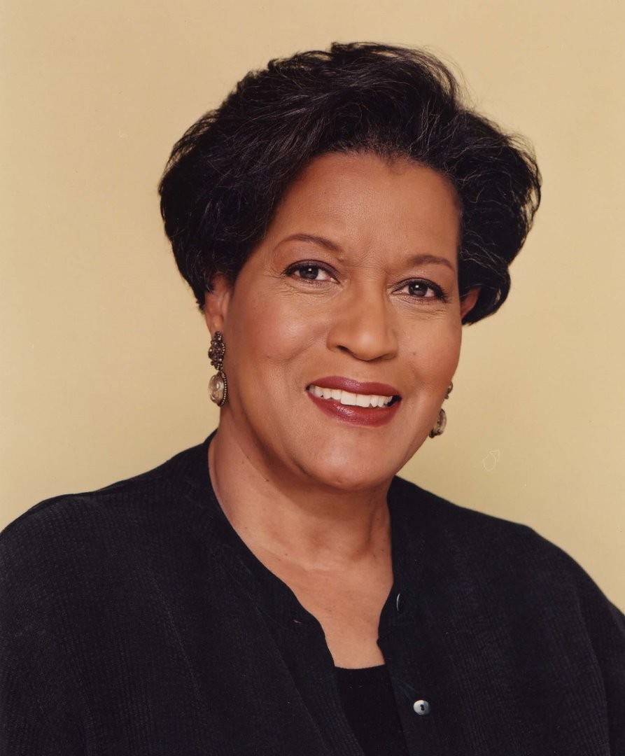Photo of Myrlie Evers-Williams, author, corporate executive and civil rights leader