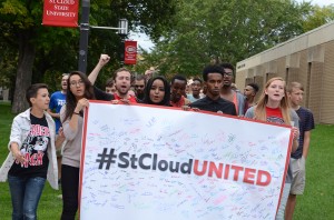 Students lend their support to Ohio State