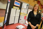 Amy Cross with her display