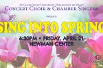 Sing Into Spring poster