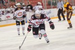 Vanessa Spartaro on the ice for St. Cloud State