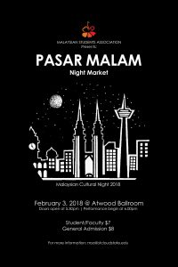 Malaysian Night is Feb. 2