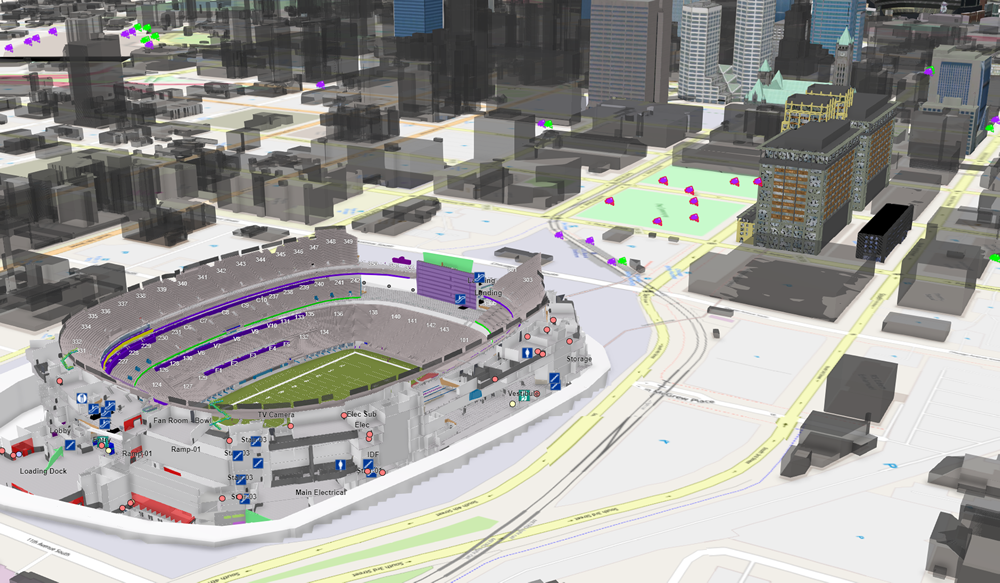 Stadium Maps  U.S. Bank Stadium