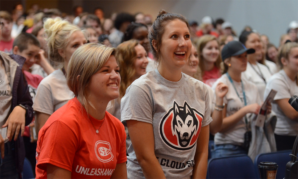 Students participate in fall 2018 Huskies First Four days events