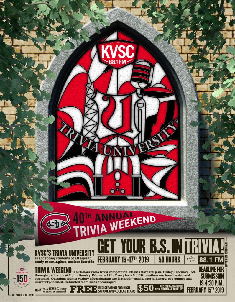 poster for the 2019 Trivia Weeekend