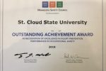 Outstanding Achievement Award from the Minnesota Safety Council