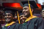 Graduates smiling