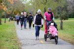 People walking on the Beaver Islands Trail path