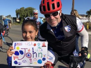 Professor, veteran rides for a cause