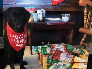 Students celebrate service dog