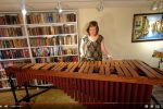Screen shot of Jenny Klukken's marimba improv video