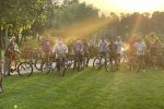 A group of cyclists