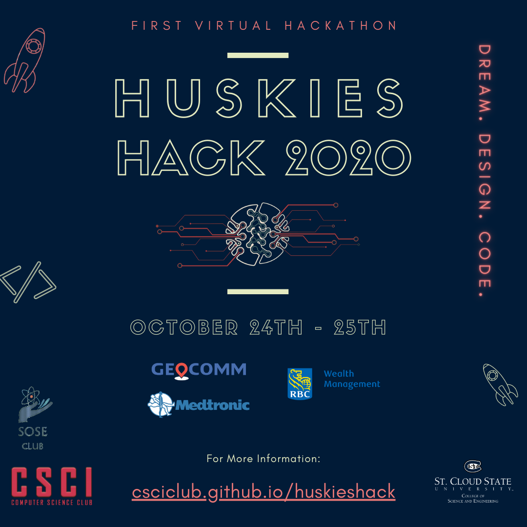 Huskies Hack 2020 is Oct. 24-25 – St. Cloud State TODAY