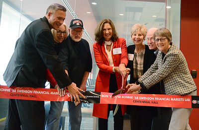 Dedication of the Ron '69 and Bonnie '68 Swenson Financial Markets Lab