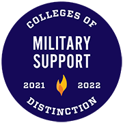 Colleges of Distinction - Military Support - 2021-2022