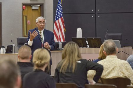 St. Cloud State QBR presents at new St. Cloud City Hall