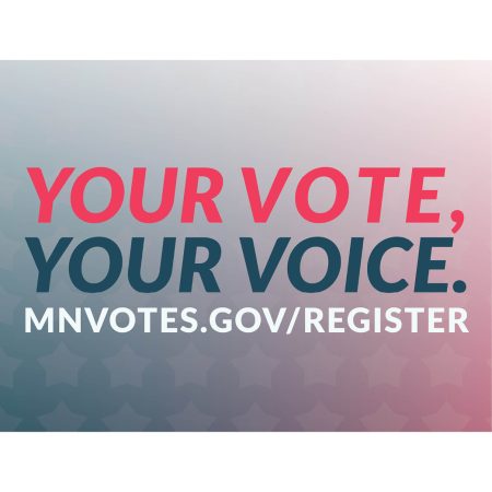 Your Vote, Your Voice: Register to vote in 2022 election