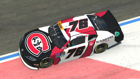 St. Cloud State student competes in eNASCAR College iRacing Series