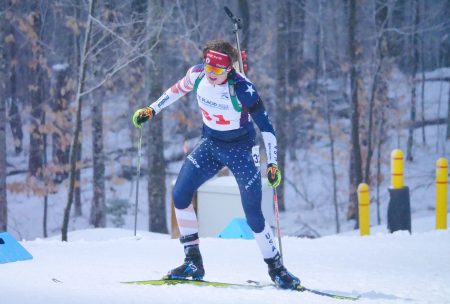 Three-sport athlete Bouley competes in biathlon for Team USA at Winter World University Games