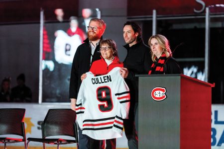 Honoring a Legend: SCSU honors Matt Cullen with jersey retirement