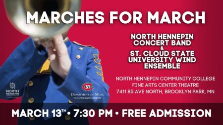 SCSU Wind Ensemble to perform with North Hennepin Concert Band March 13