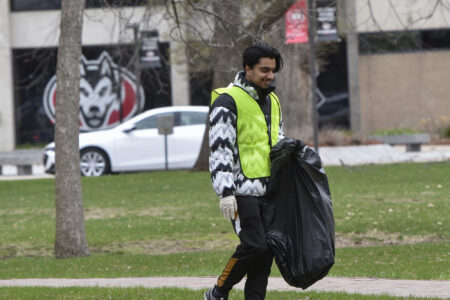Photo Gallery: Campus spring clean up day 2024