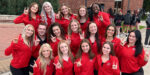 Dance team group photo on Husky Plaza